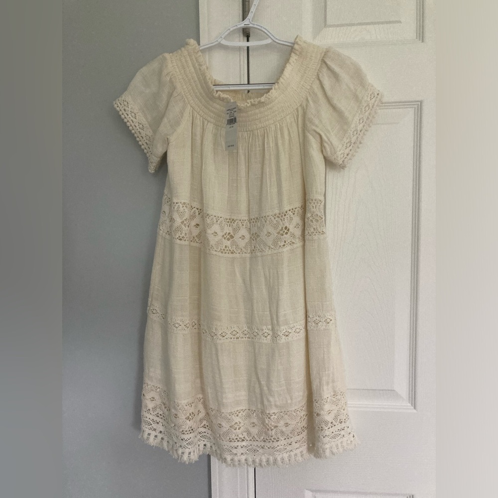 American Eagle XS cream colored lace brand new with tag dress
